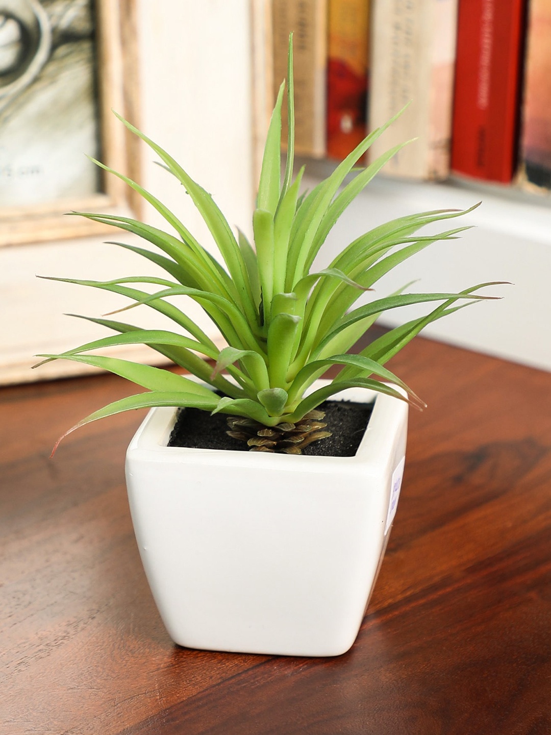

PolliNation Green Artificial Succulent Plant With Pot