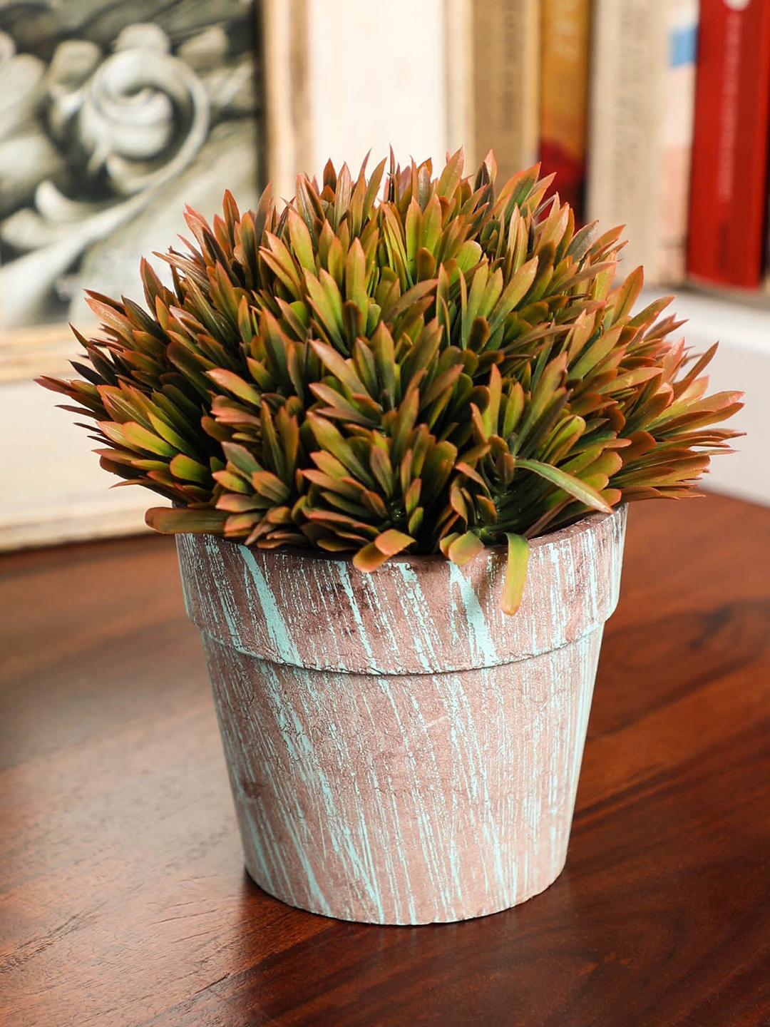 

PolliNation Brown Green Set of 2 Artificial Bonsai Plant With Pot