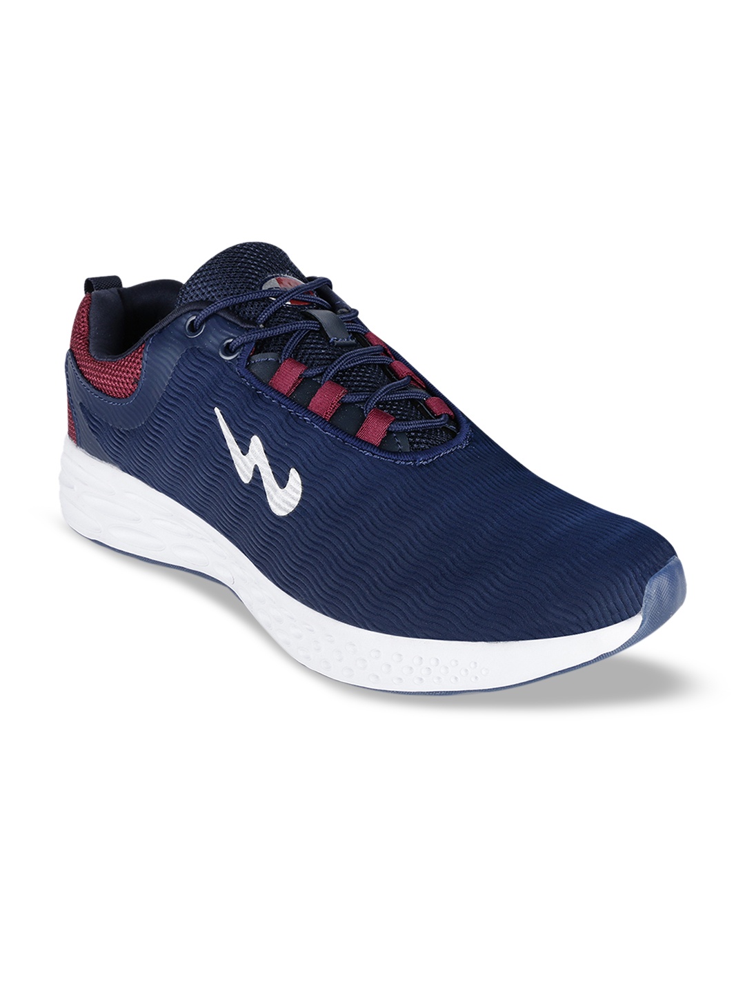 

Campus Men Navy Blue Mesh Running Shoes