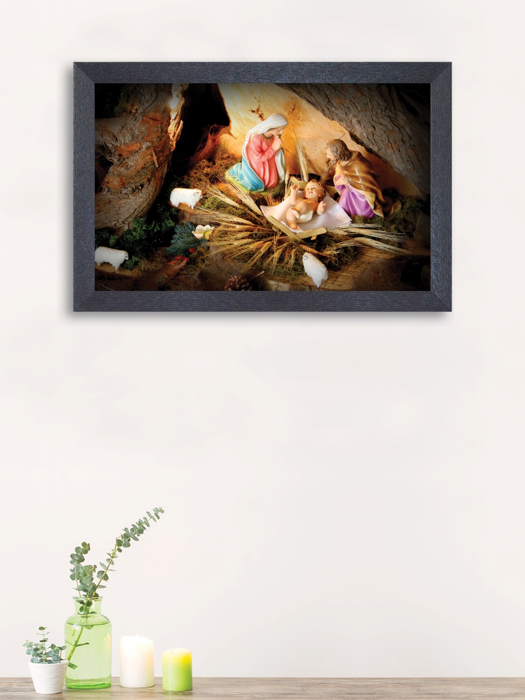 

nest ART Yellow & White Lord Jesus Wall Art