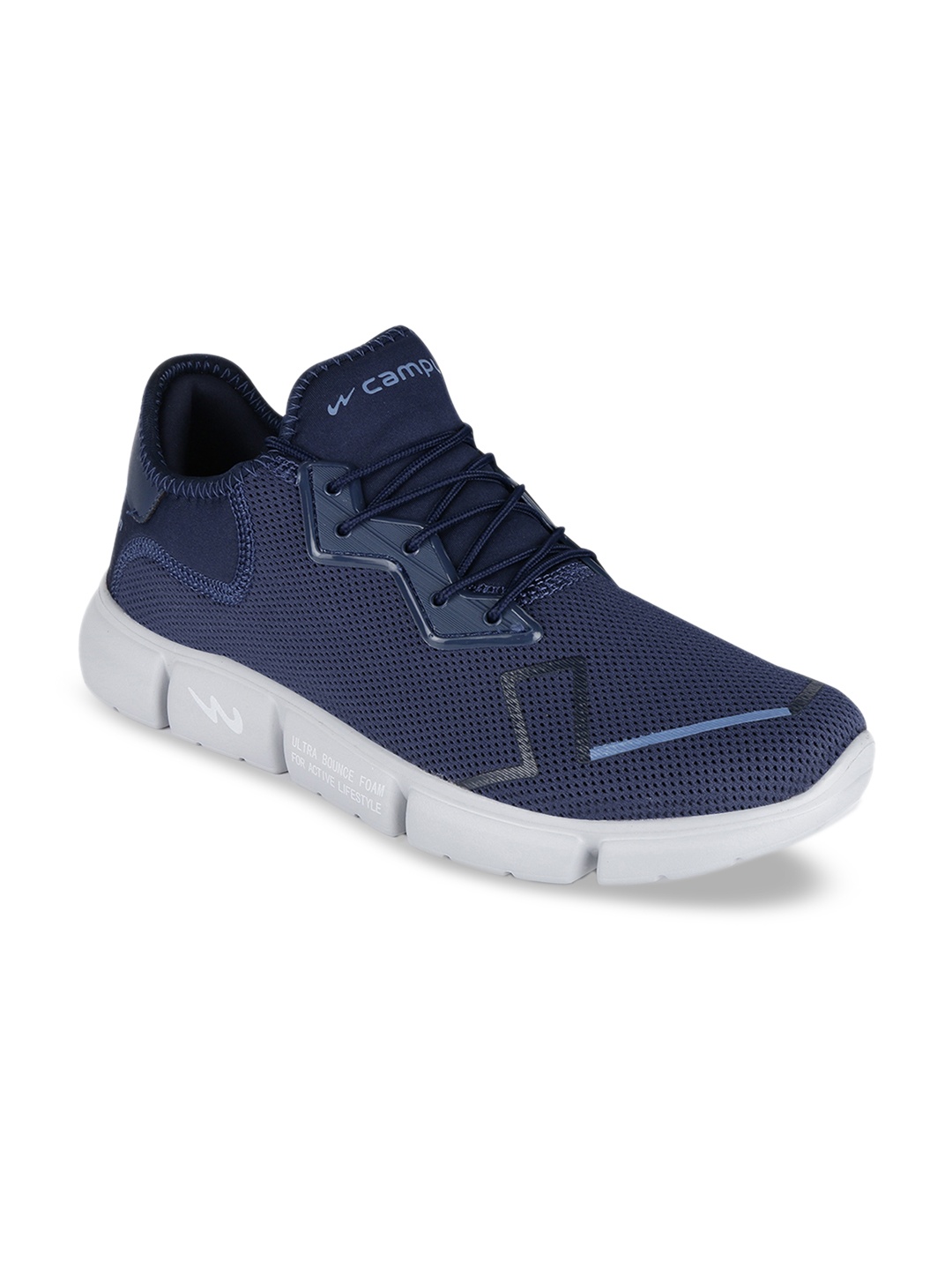 

Campus Men Navy Blue Mesh Madrid Running Shoes