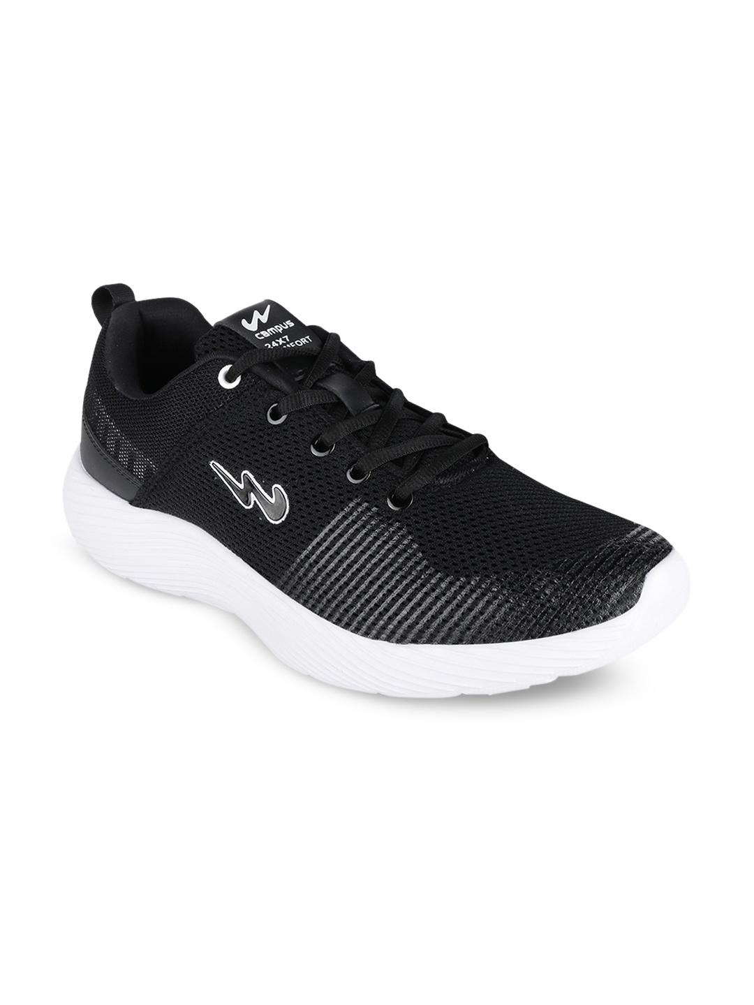 

Campus Men Black Mesh Lebron Running Shoes