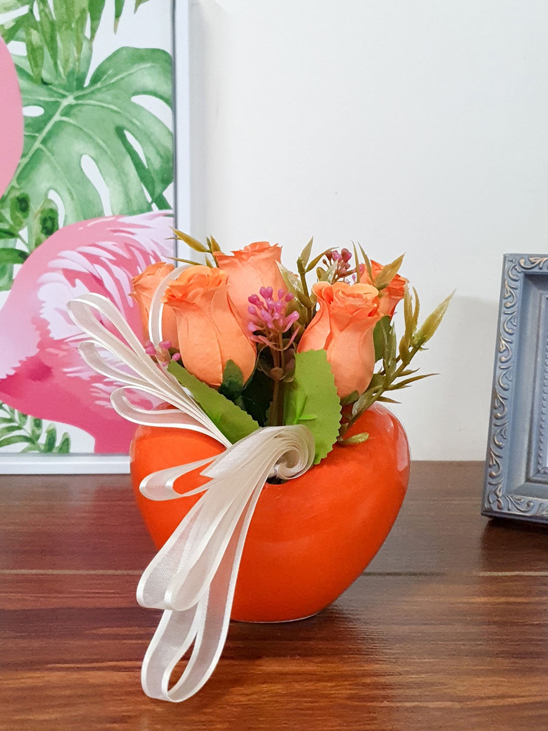 

Art Street Unisex Orange Artificial Flowers and Plants
