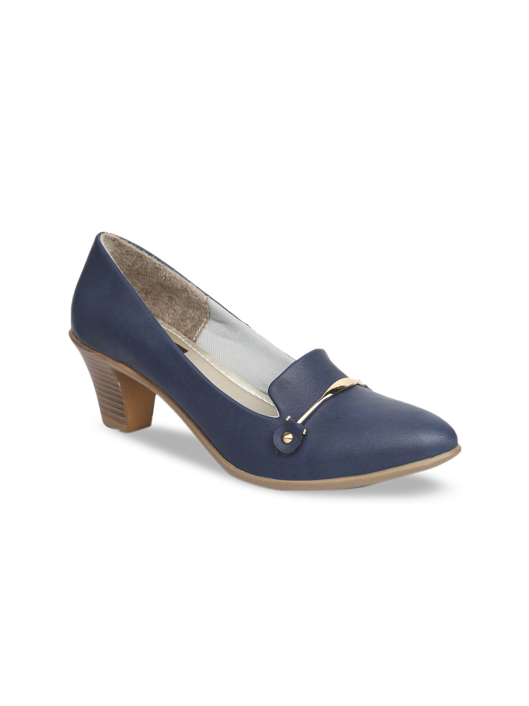 

VALIOSAA Women Blue Solid Pumps