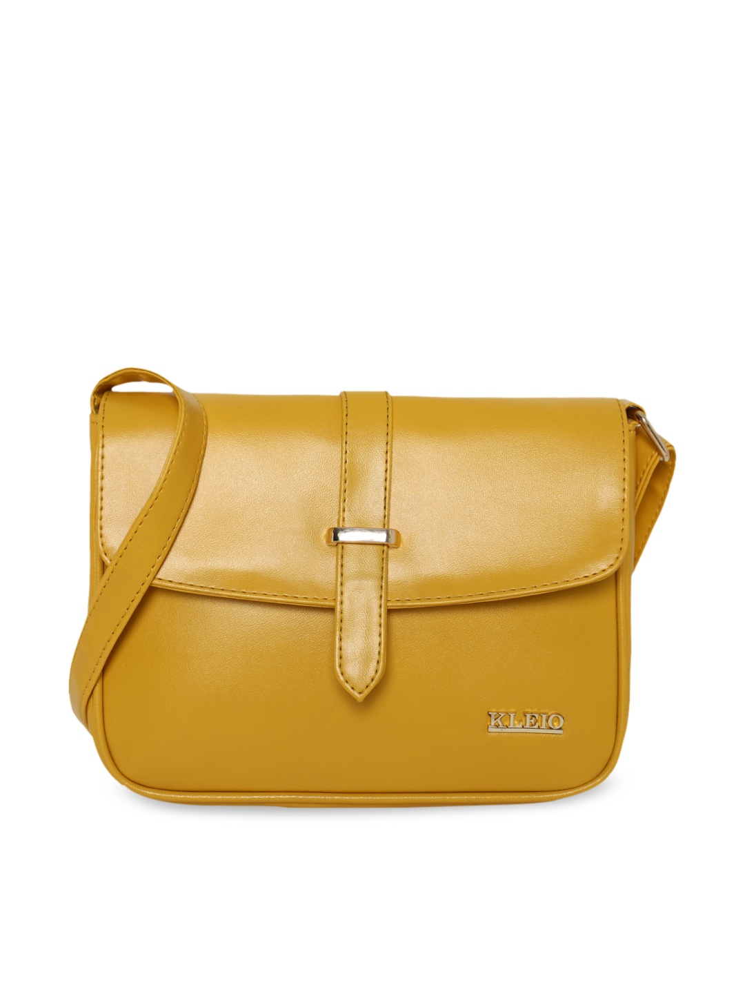 

KLEIO Flap Over Sling Cross BodyBag, Mustard