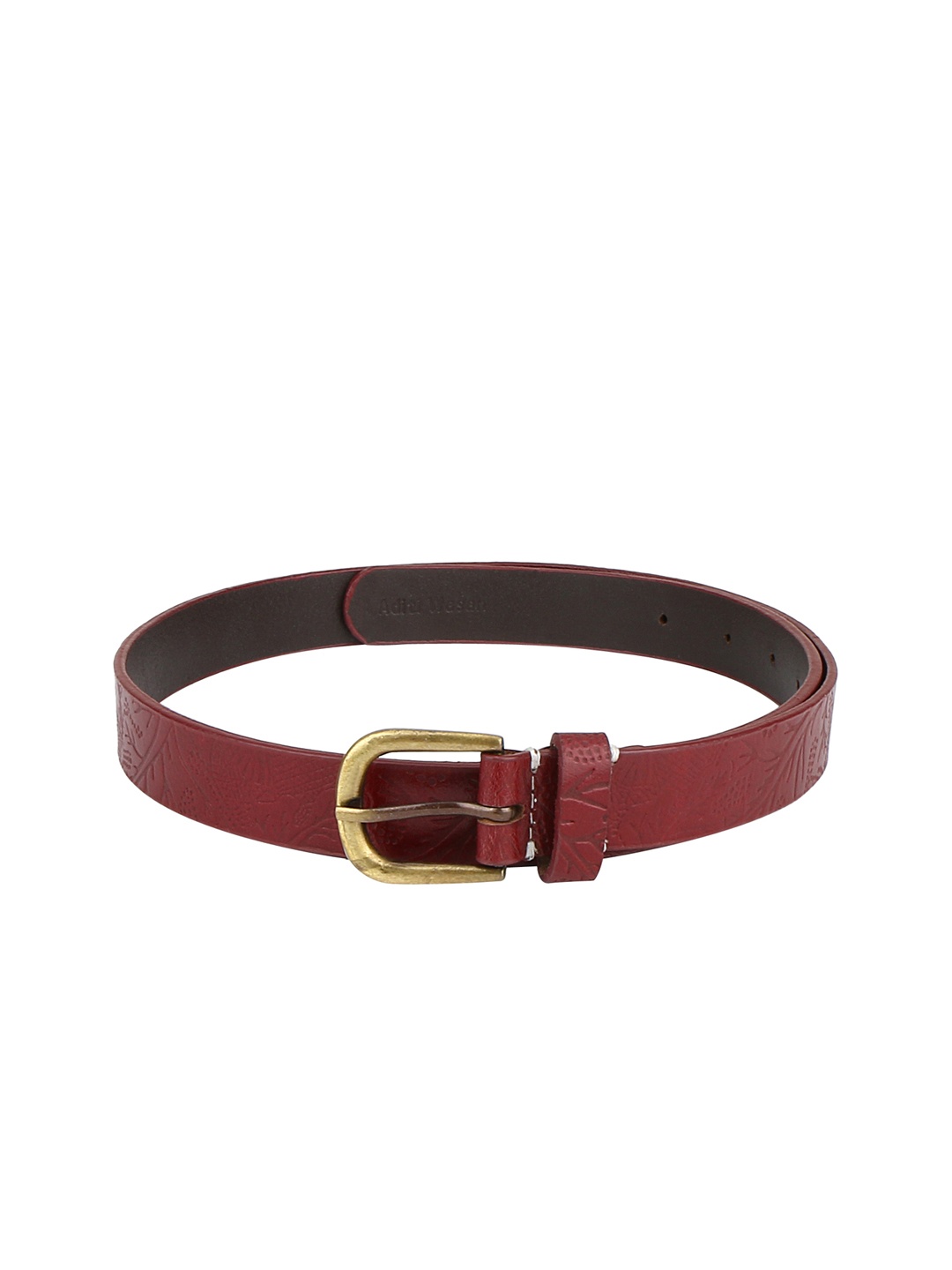 

Aditi Wasan Women Maroon Textured Belt