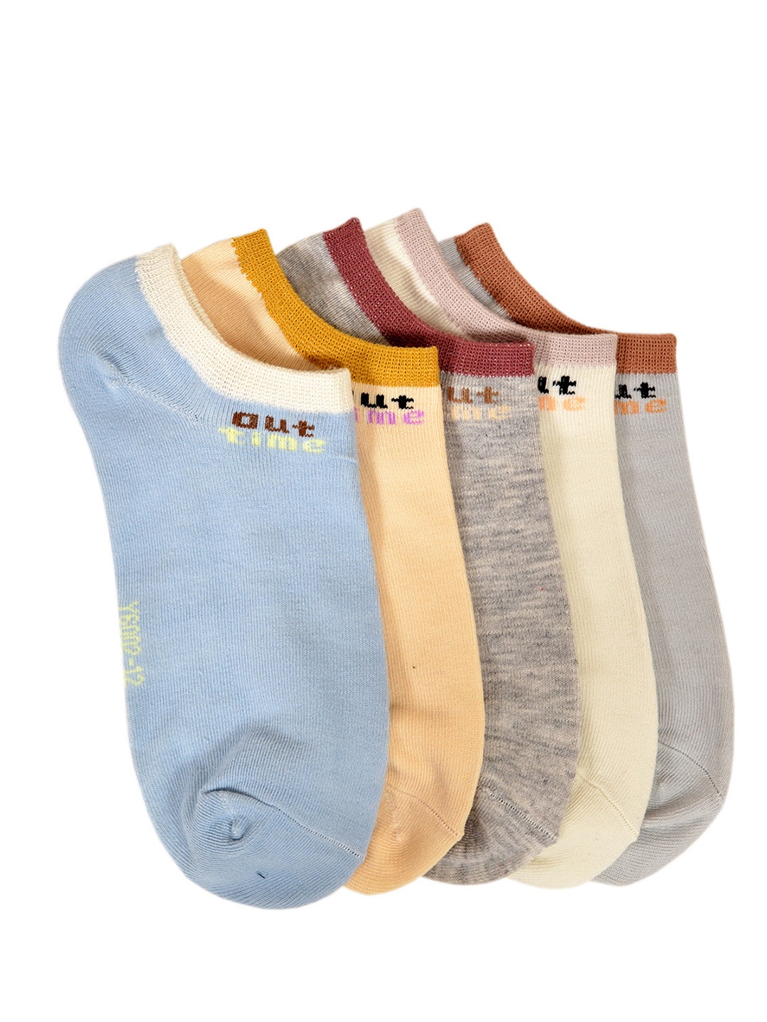 

MARC Women Pack of 5 Ankle Length Socks, Multi