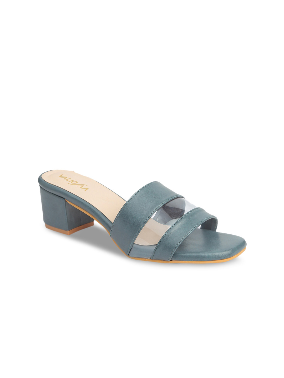 

VALIOSAA Women Sea Green Solid Heels