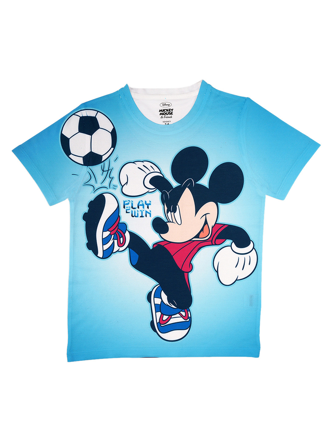 

Disney by Wear Your Mind Boys Mickey & Friends Printed T-shirt, Blue