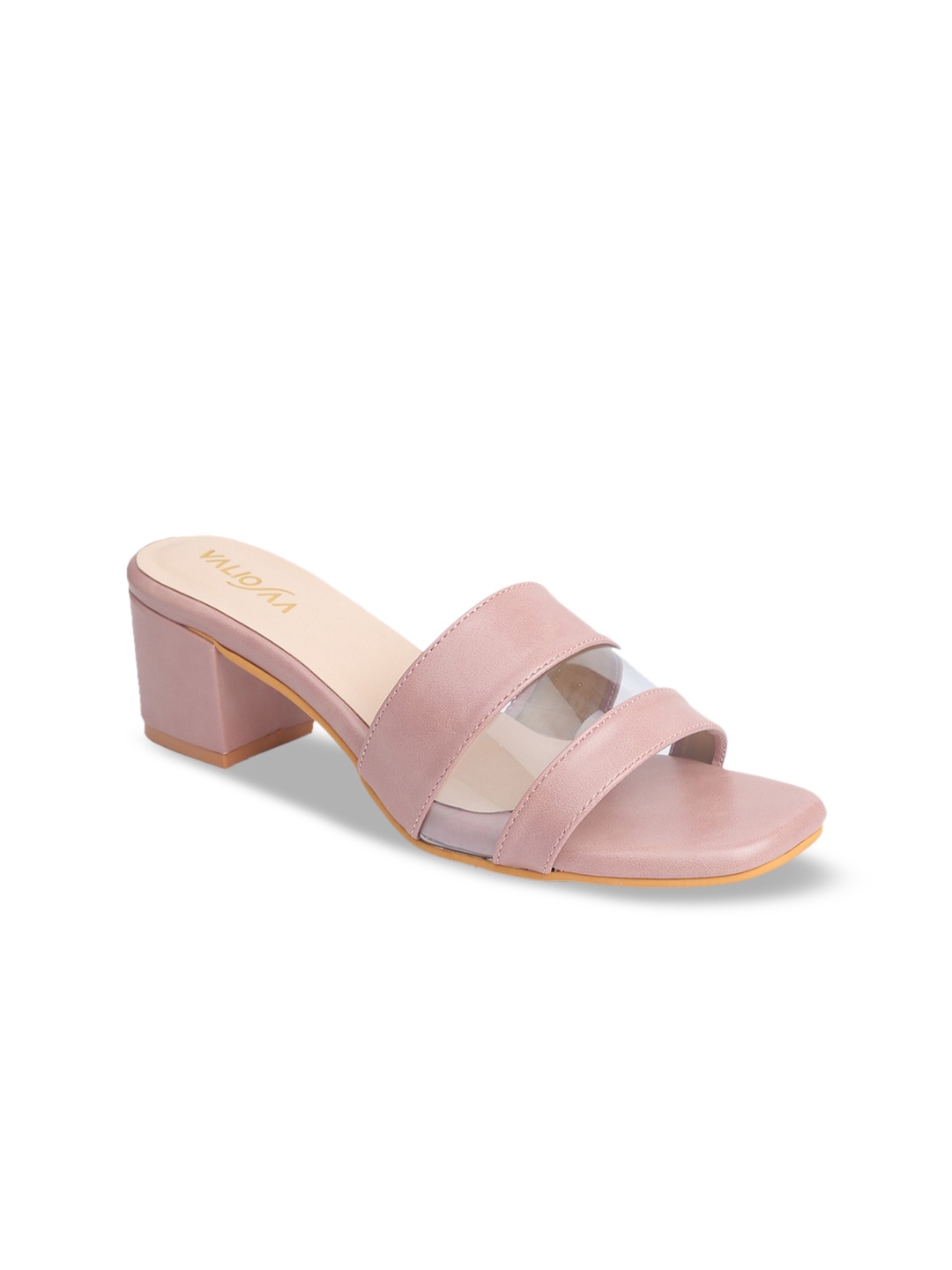 

VALIOSAA Women Pink Solid Heels