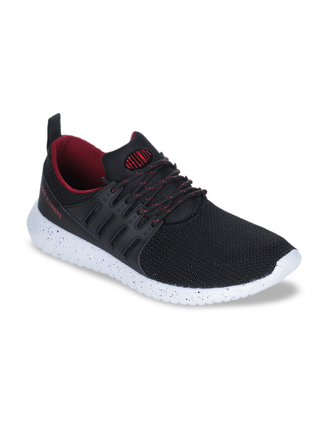 

OFF LIMITS Men Black Textile Running Shoes