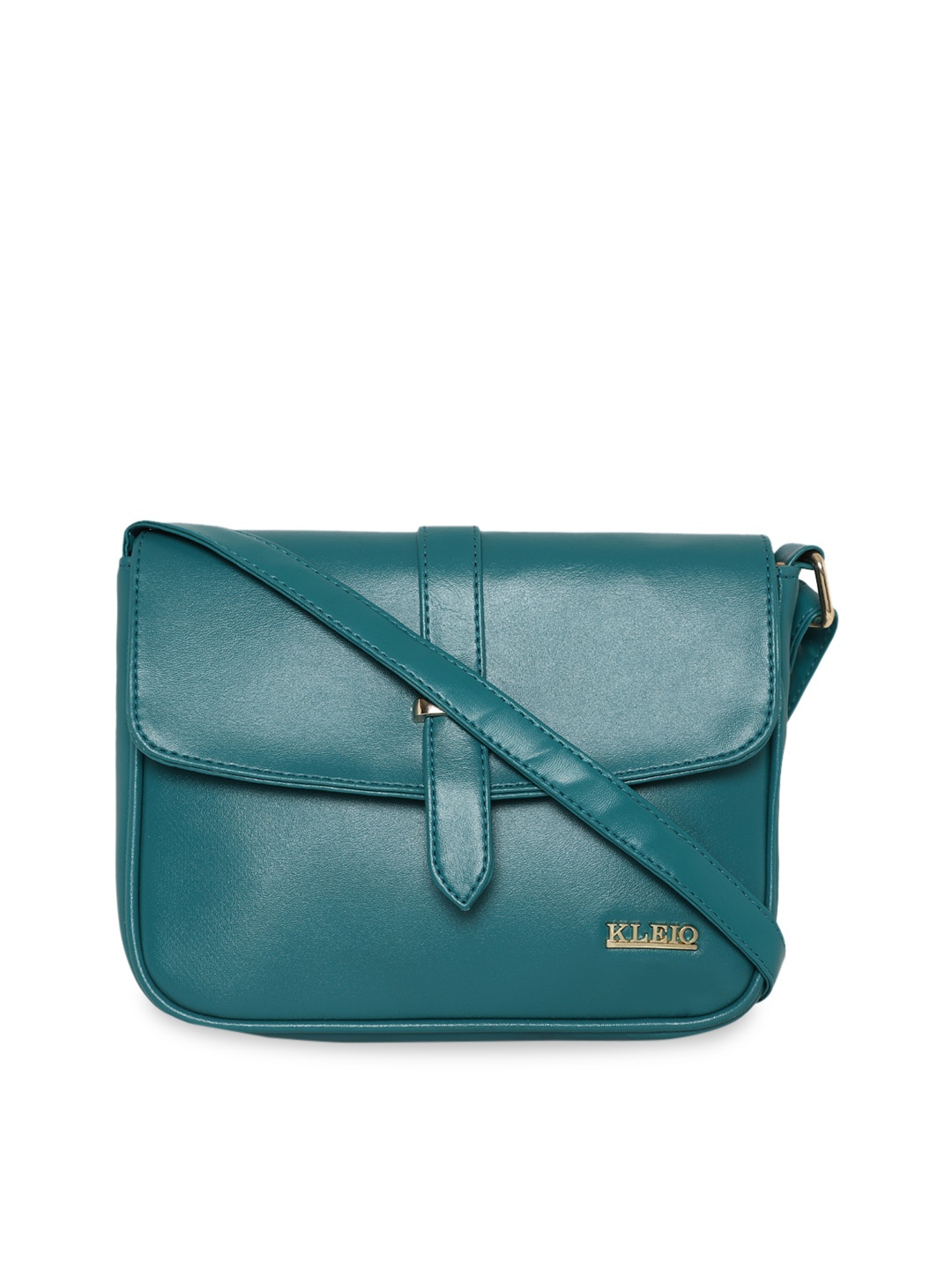 

KLEIO Flap Over Sling Cross Body Bag, Teal
