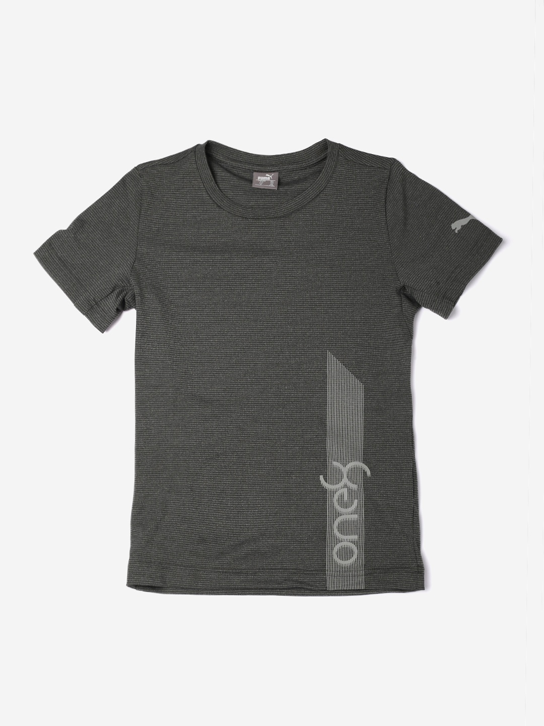 

Puma Boys Grey Printed VK Active B Round Neck T-shirt