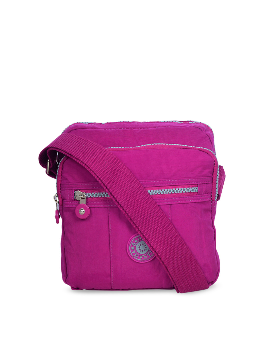 

BAHAMA Unisex Magenta Solid Messenger Bag