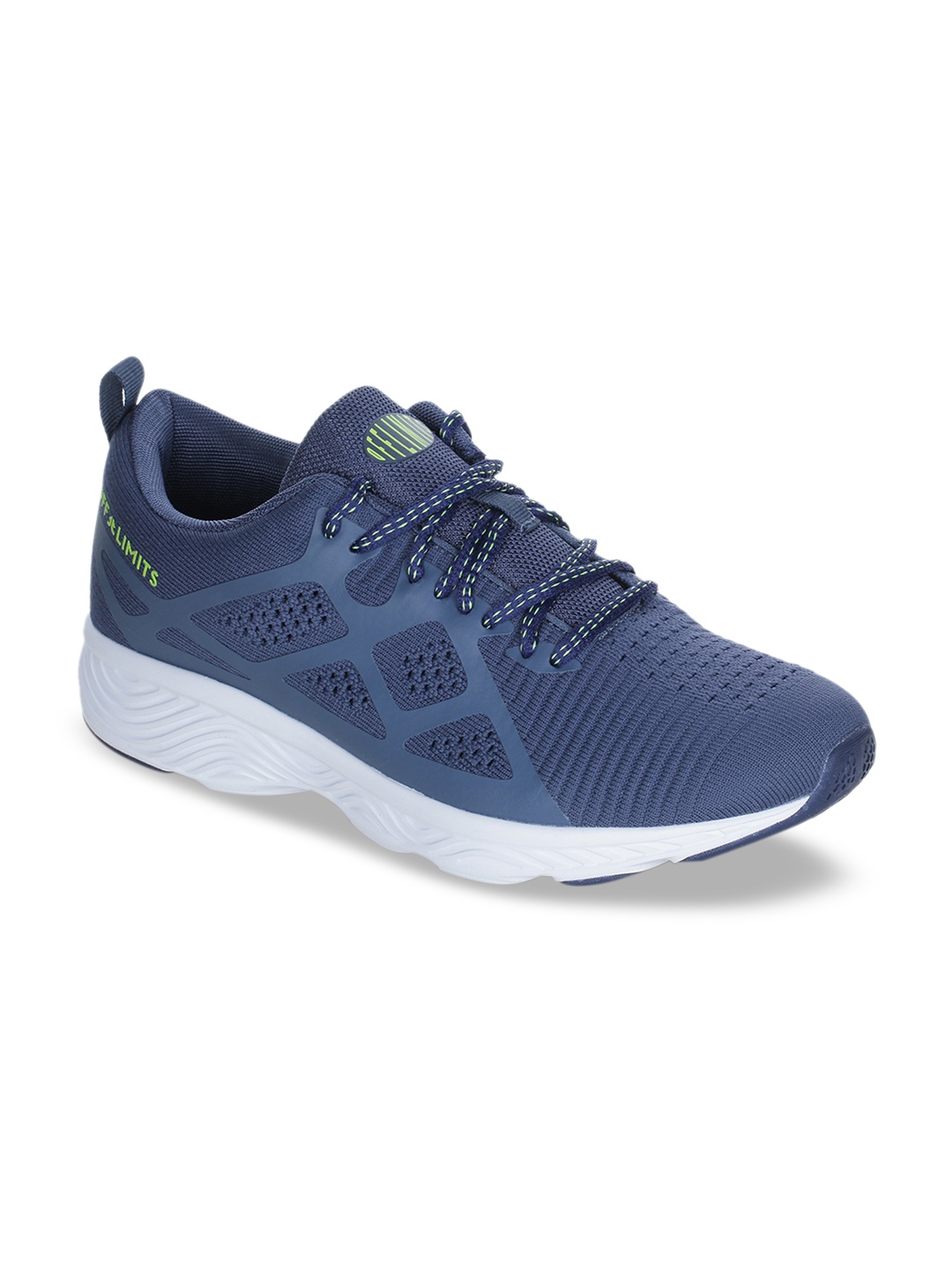 

OFF LIMITS Men Navy Blue Mesh Running Shoes