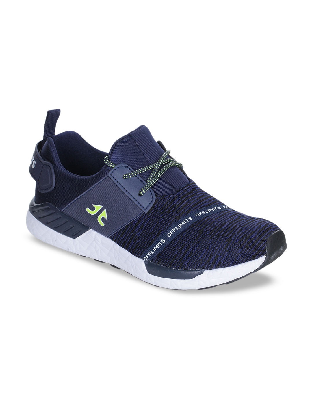 

OFF LIMITS Men Navy Blue Textile Running Shoes