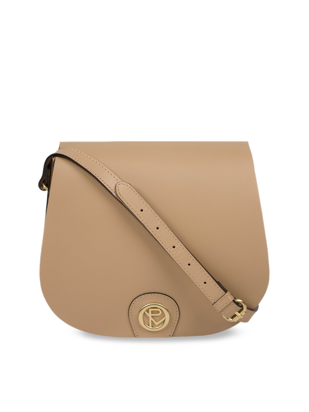 

PURE LUXURIES LONDON Women Beige Handcrafted Genuine Leather Ambleside Cross Body Bag