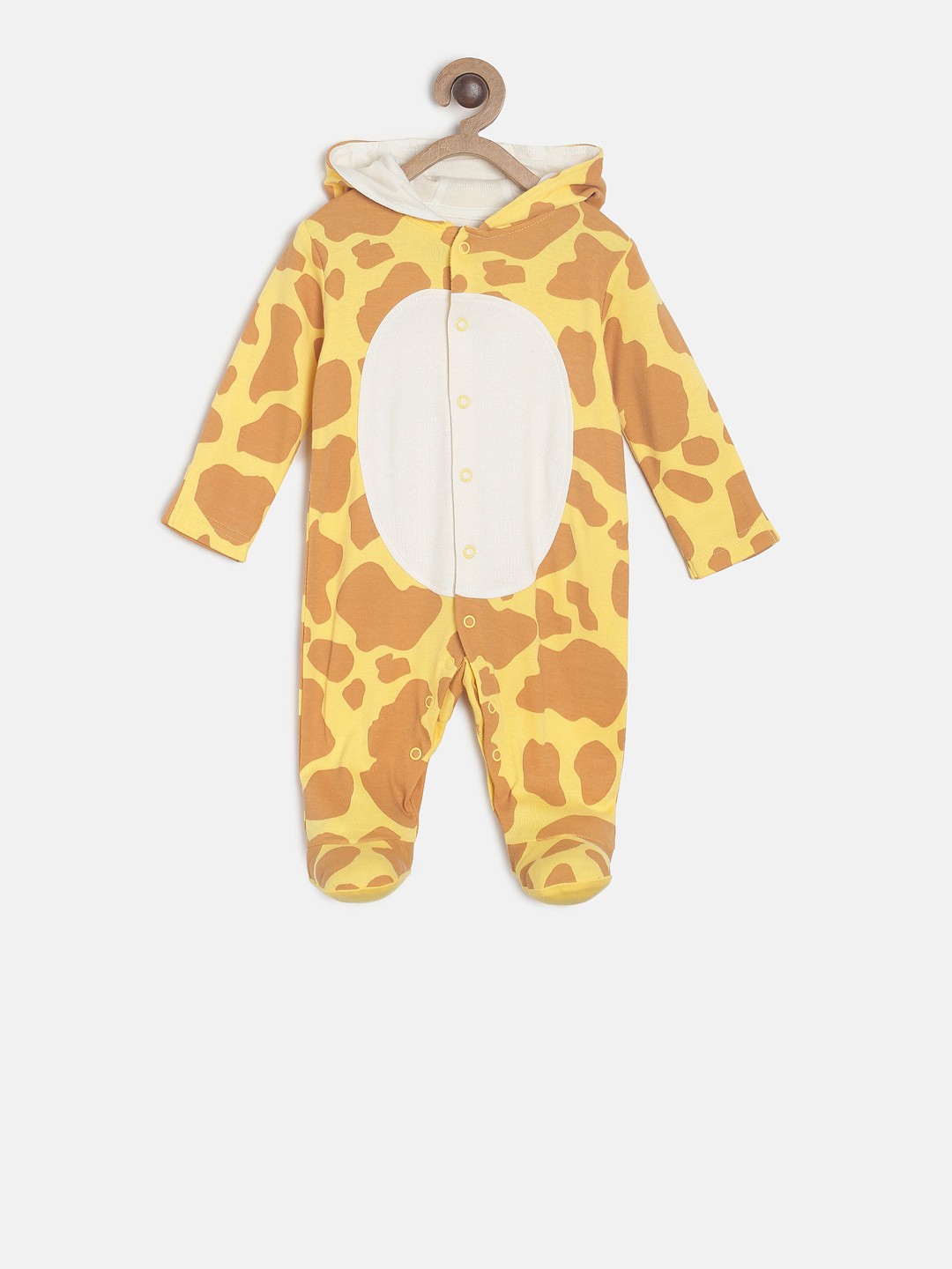 

MINI KLUB Boys Yellow Printed Sleepsuit