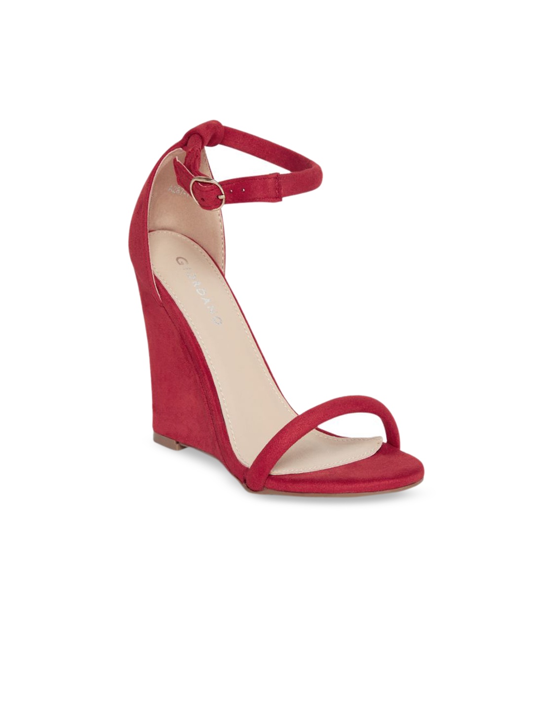 

GIORDANO Women Red Solid Sandals
