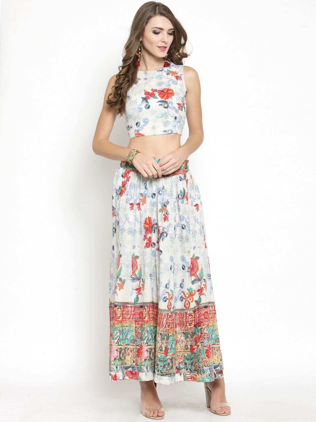 

Sera Off-White Ready to Wear Lehenga with Blouse