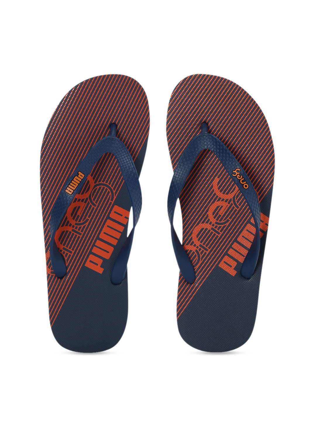 

Puma Unisex Blue Red Printed One8 FF II Gibraltar Sea Thong Flip-Flops