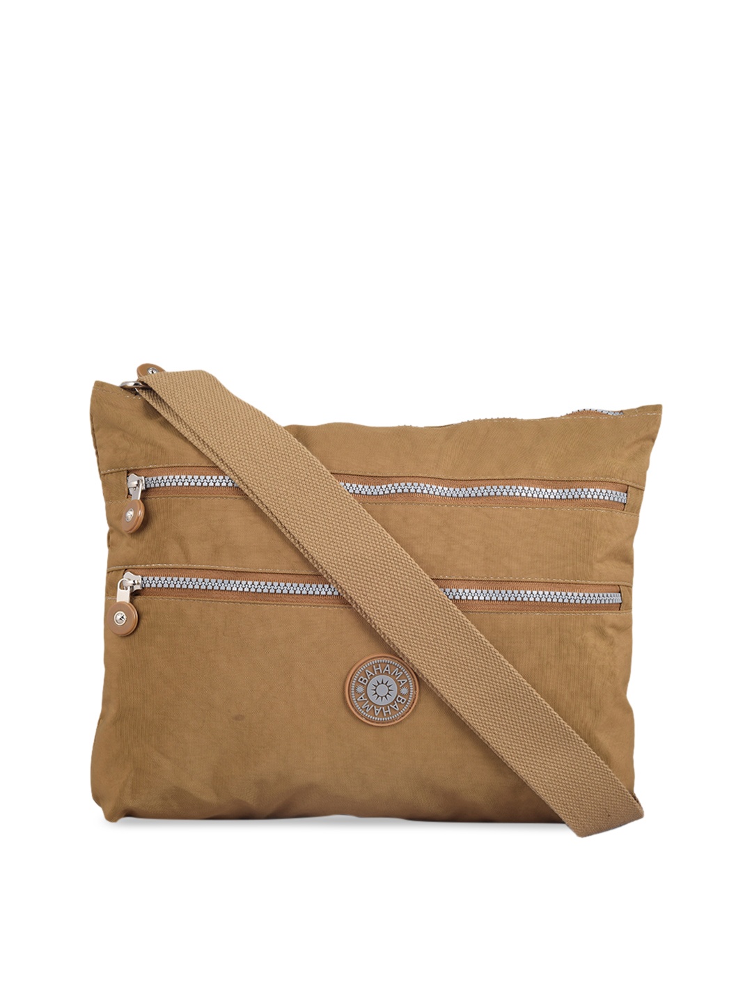 

BAHAMA Unisex Brown Solid Messenger Bag