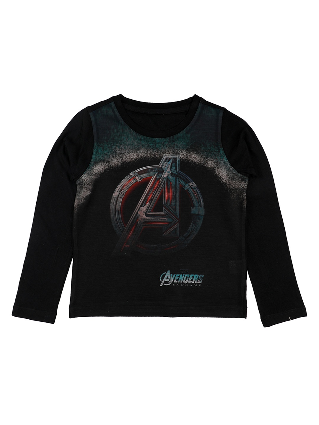 

Marvel by Wear Your Mind Boys Black Printed Round Neck T-shirt