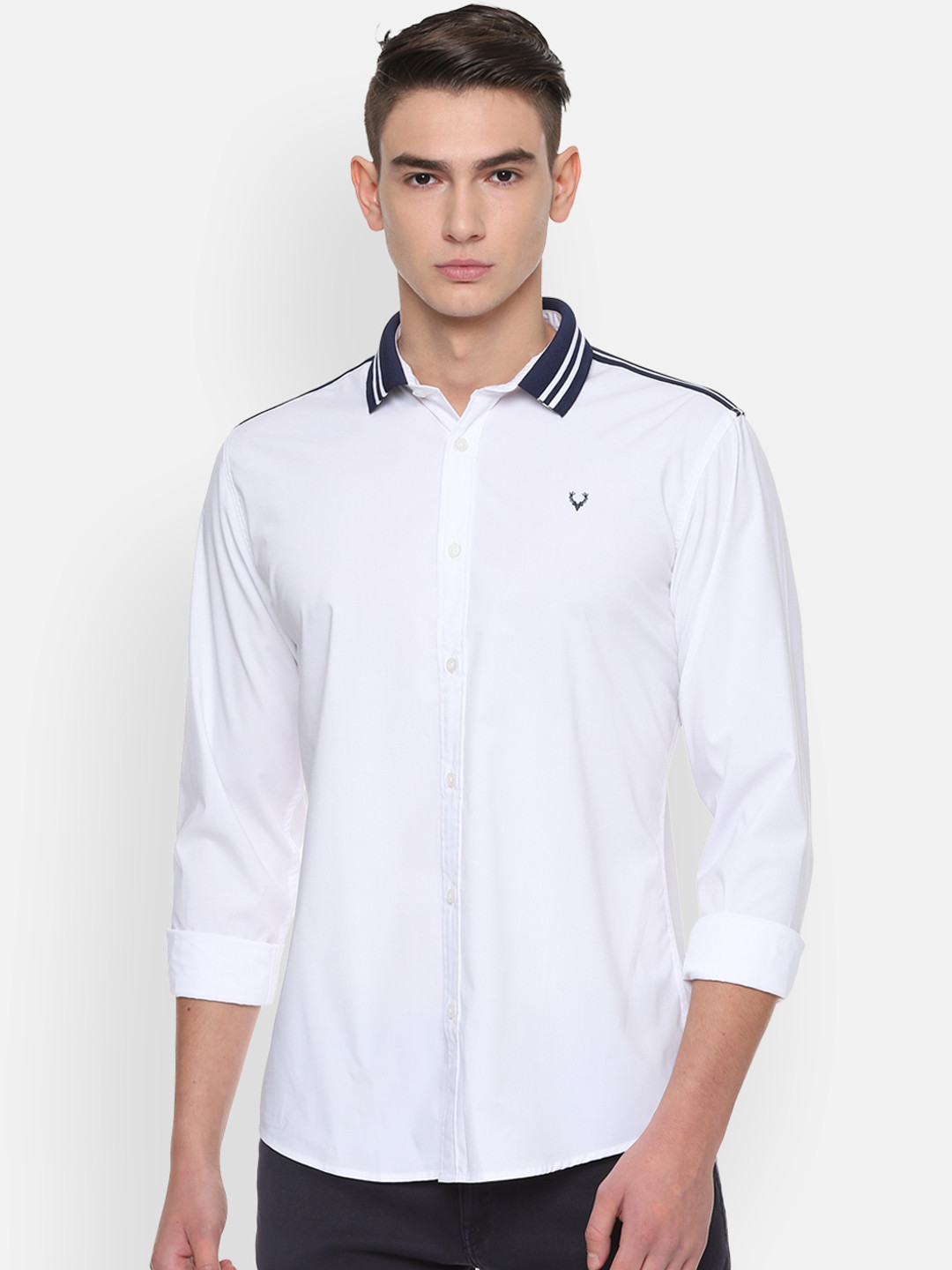 

Allen Solly Sport Men White Regular Fit Solid Casual Shirt