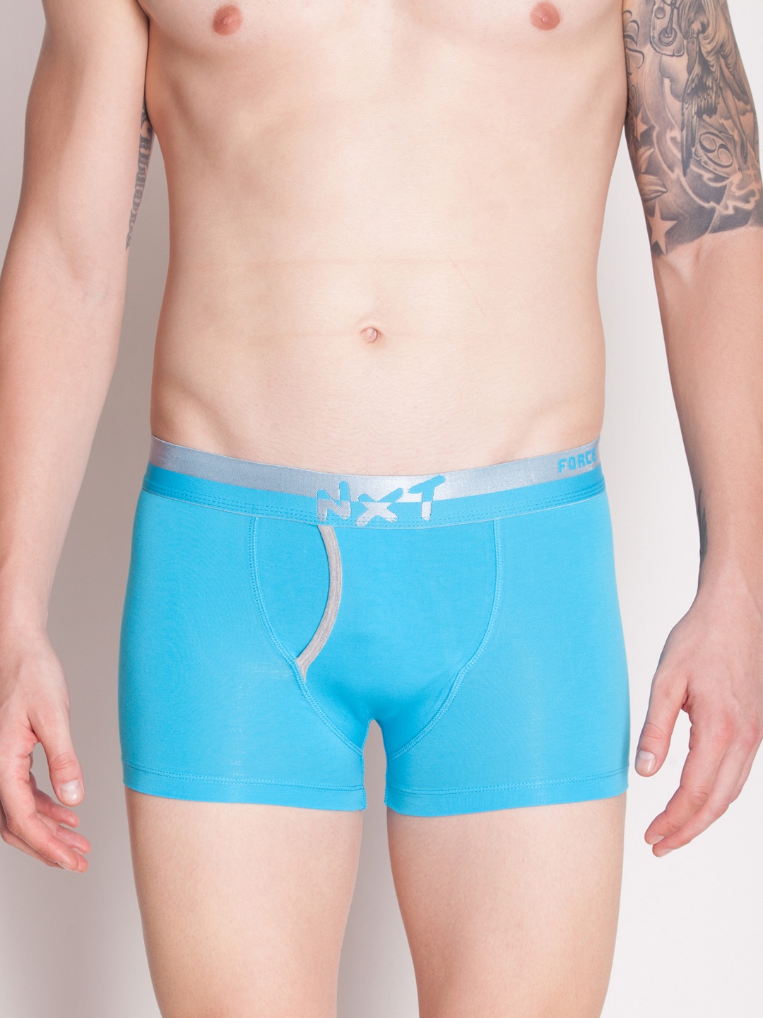 

Force NXT Men Set of 2 Solid Assorted Trunks MNFL-65-PO2, Blue