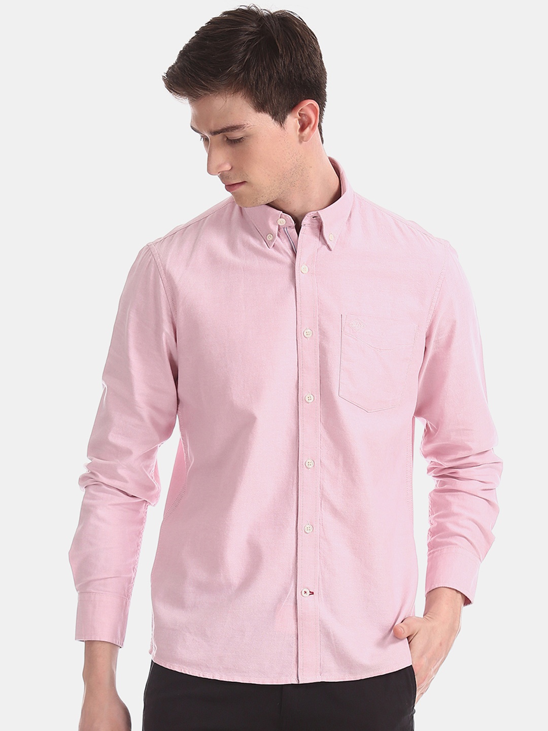 

Arrow Sport Men Pink Slim Fit Solid Casual Shirt