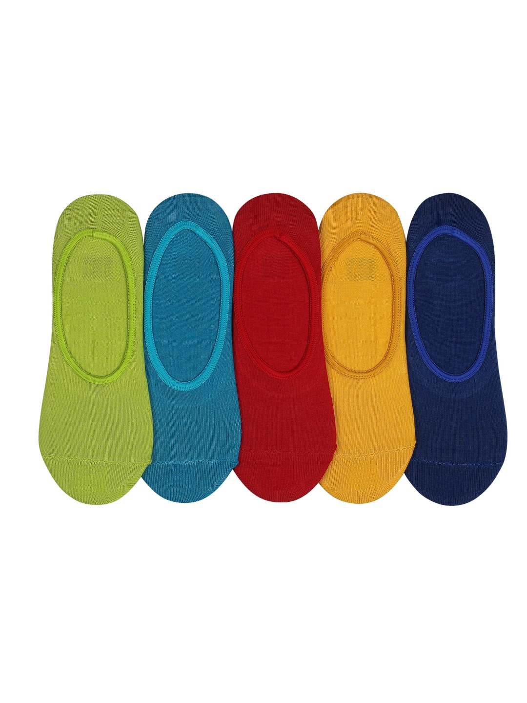 

Supersox Kids Pack of 5 Assorted Solid Shoe Liners, Multi