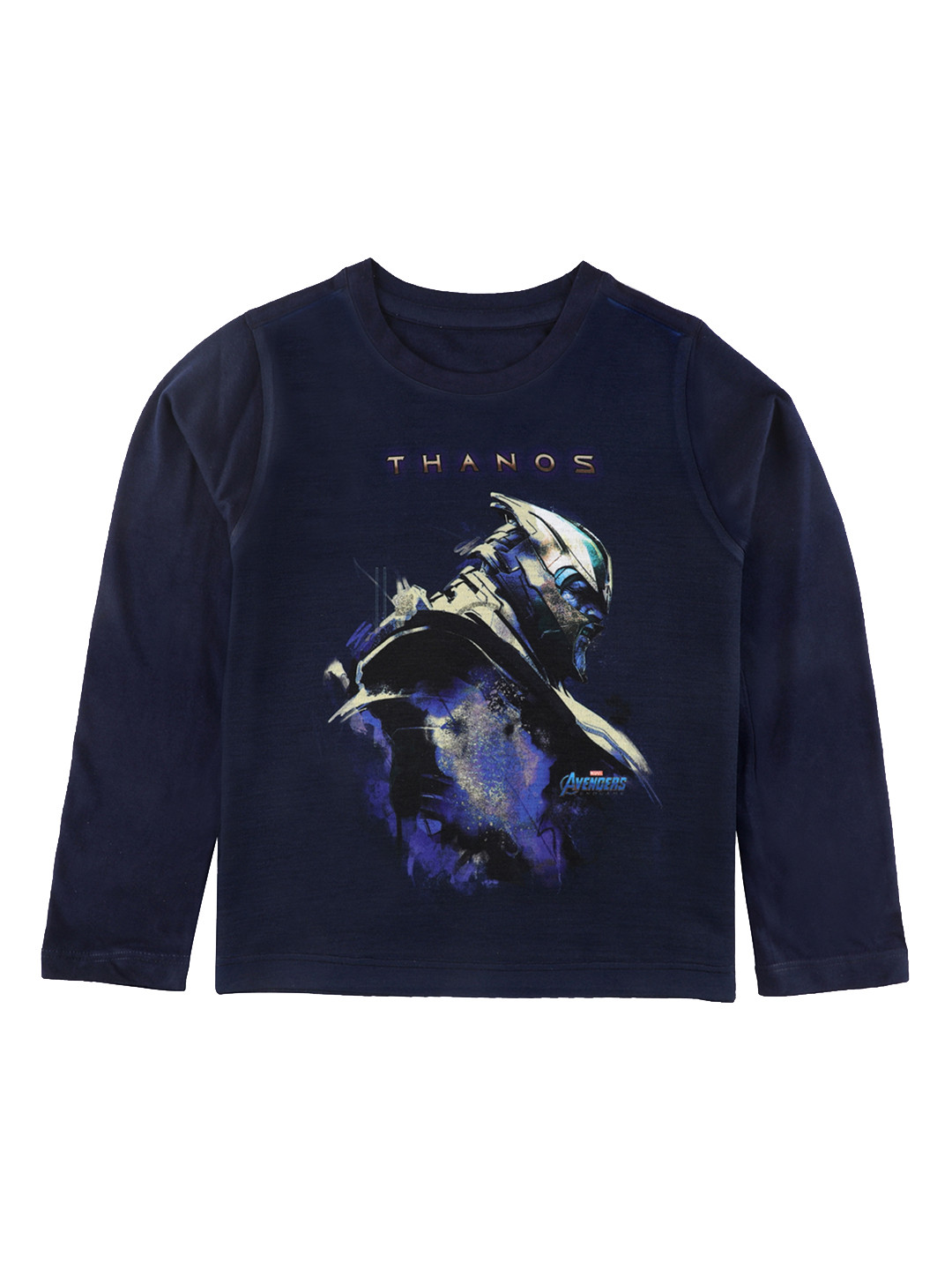 

Marvel by Wear Your Mind Boys Navy Blue Printed Round Neck T-shirt