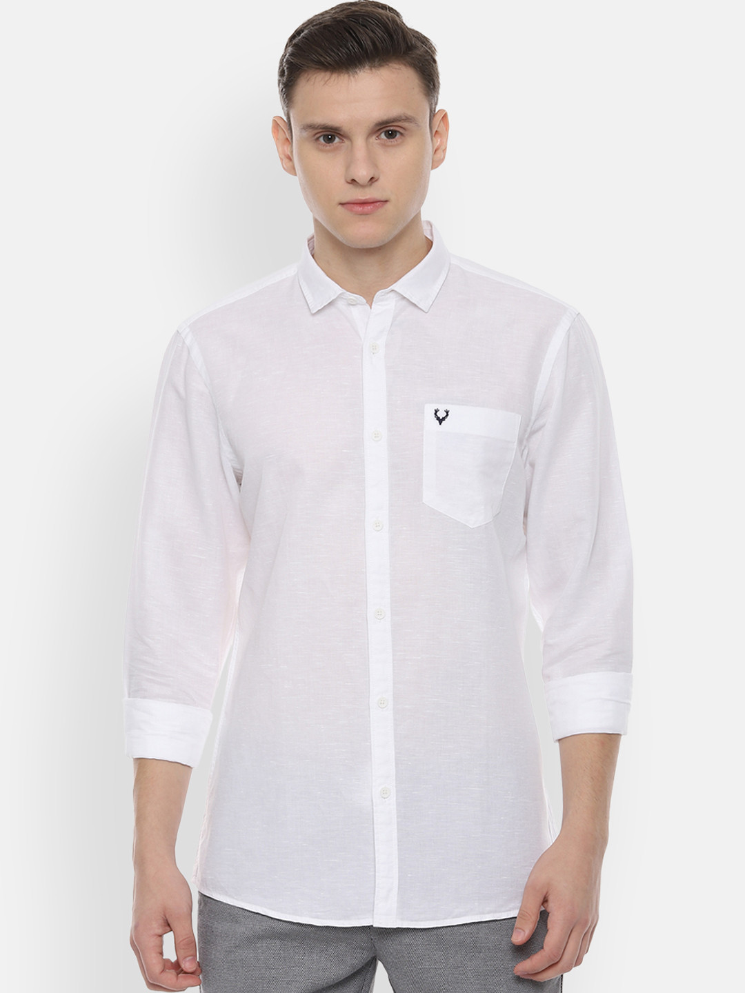 

Allen Solly Sport Men White Regular Fit Solid Casual Shirt