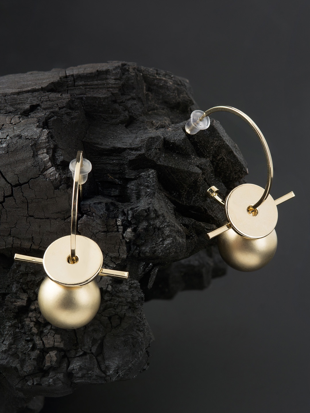 

E2O Gold-Plated Contemporary Studs