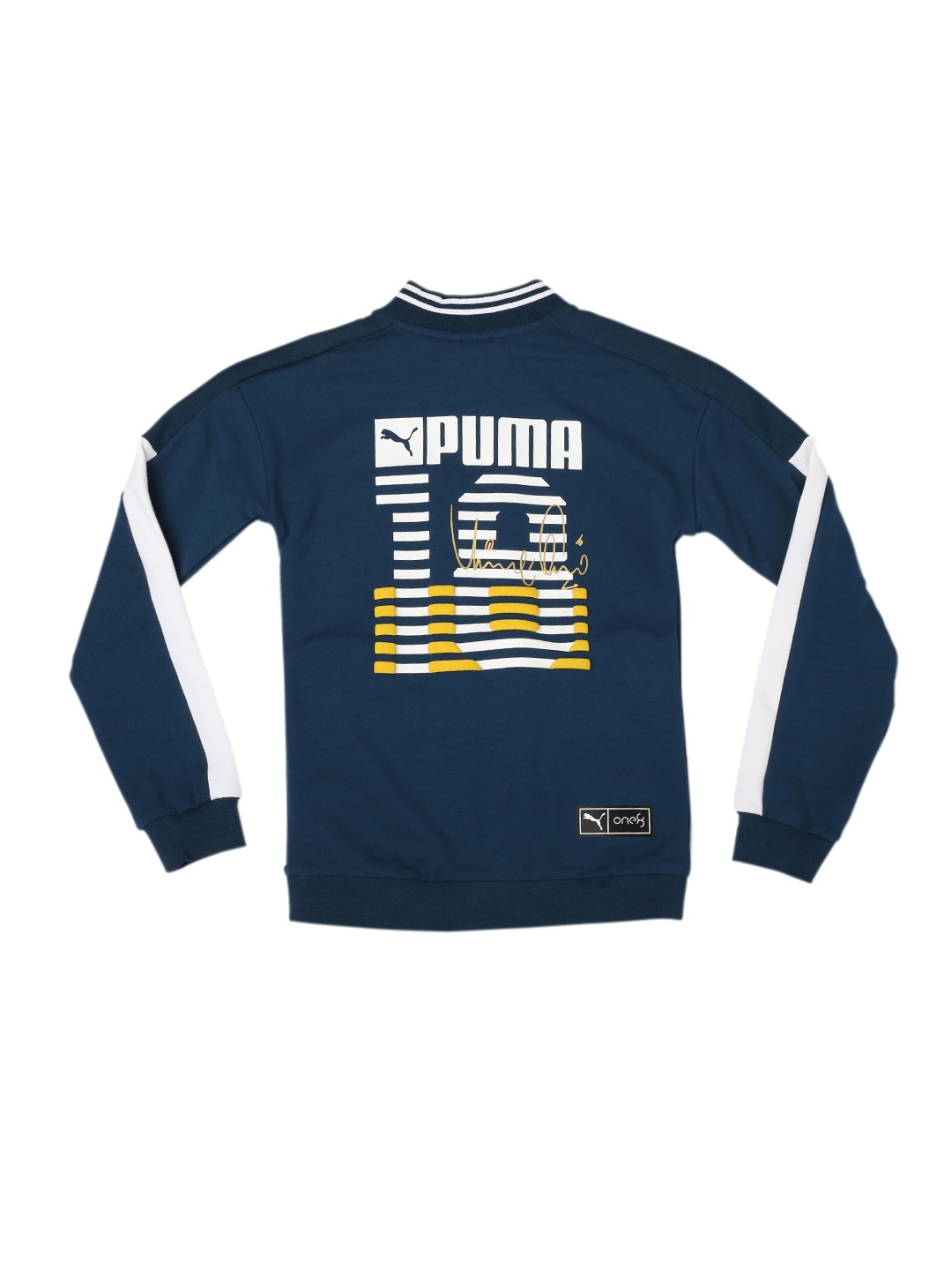 

Puma Boys Blue Printed Round Neck T-shirt