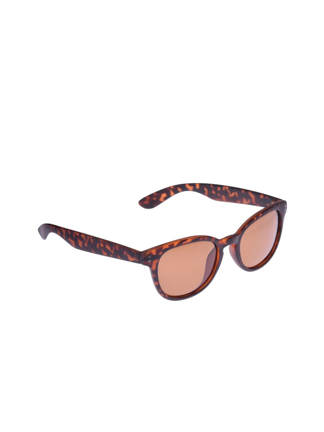 Steve Madden Unisex Oval Sunglasses SM895114TORT, Black