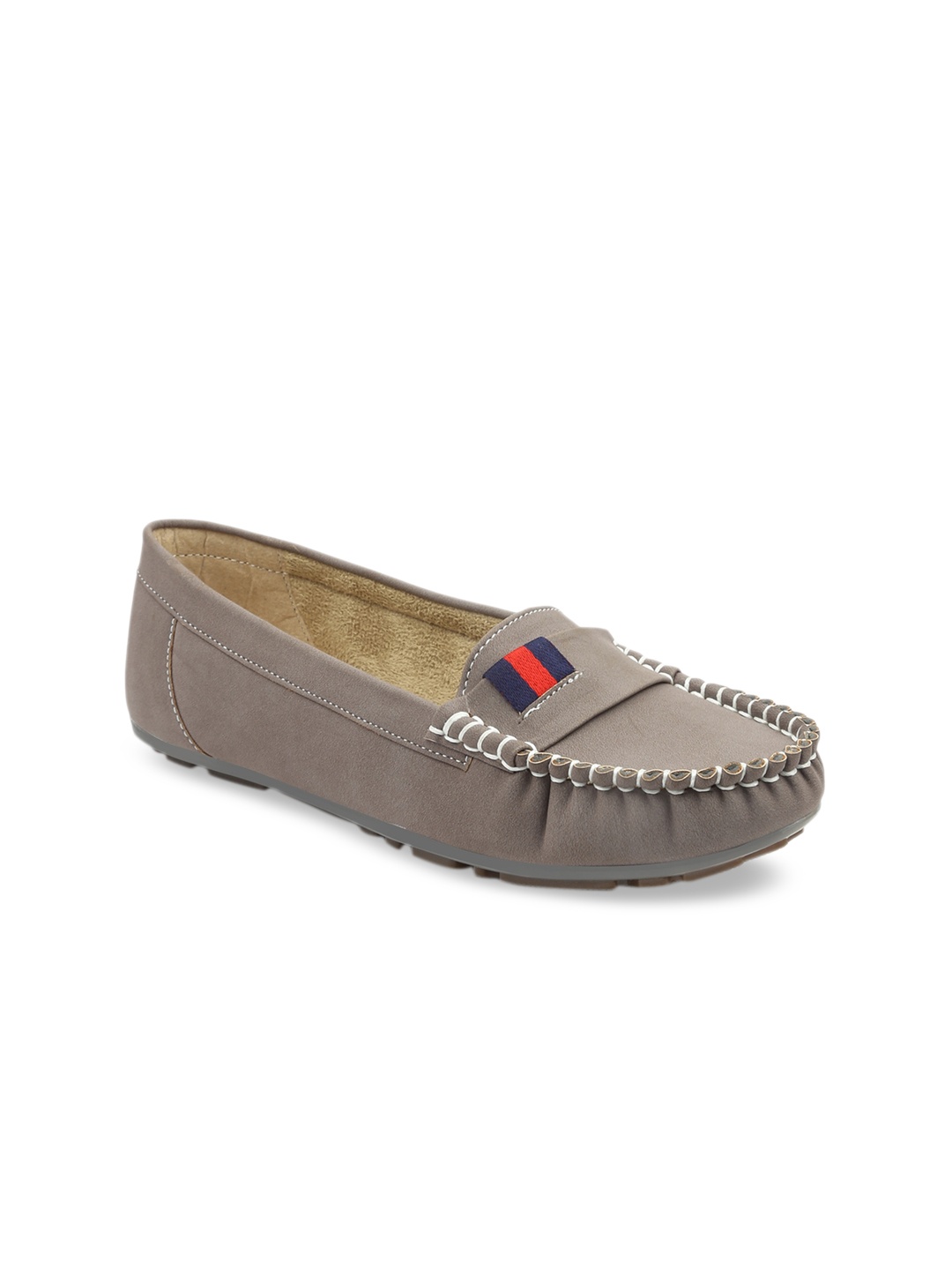

VALIOSAA Women Grey Loafers