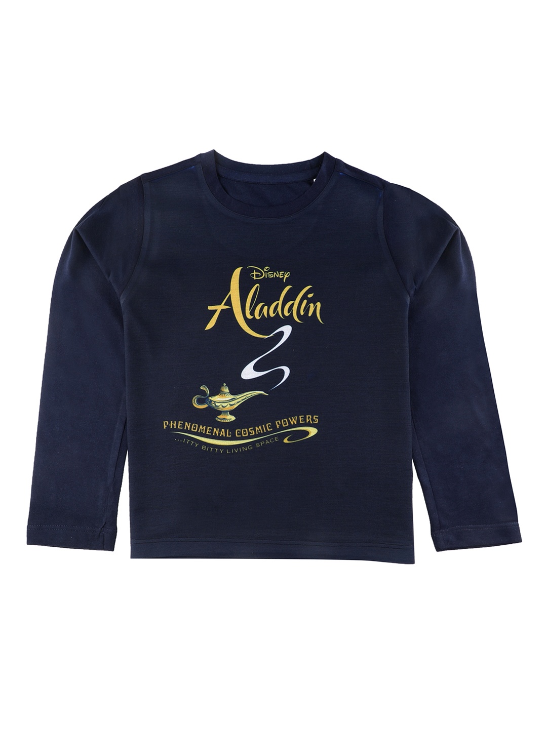 

Disney by Wear Your Mind Boys Navy Blue Printed Round Neck T-shirt