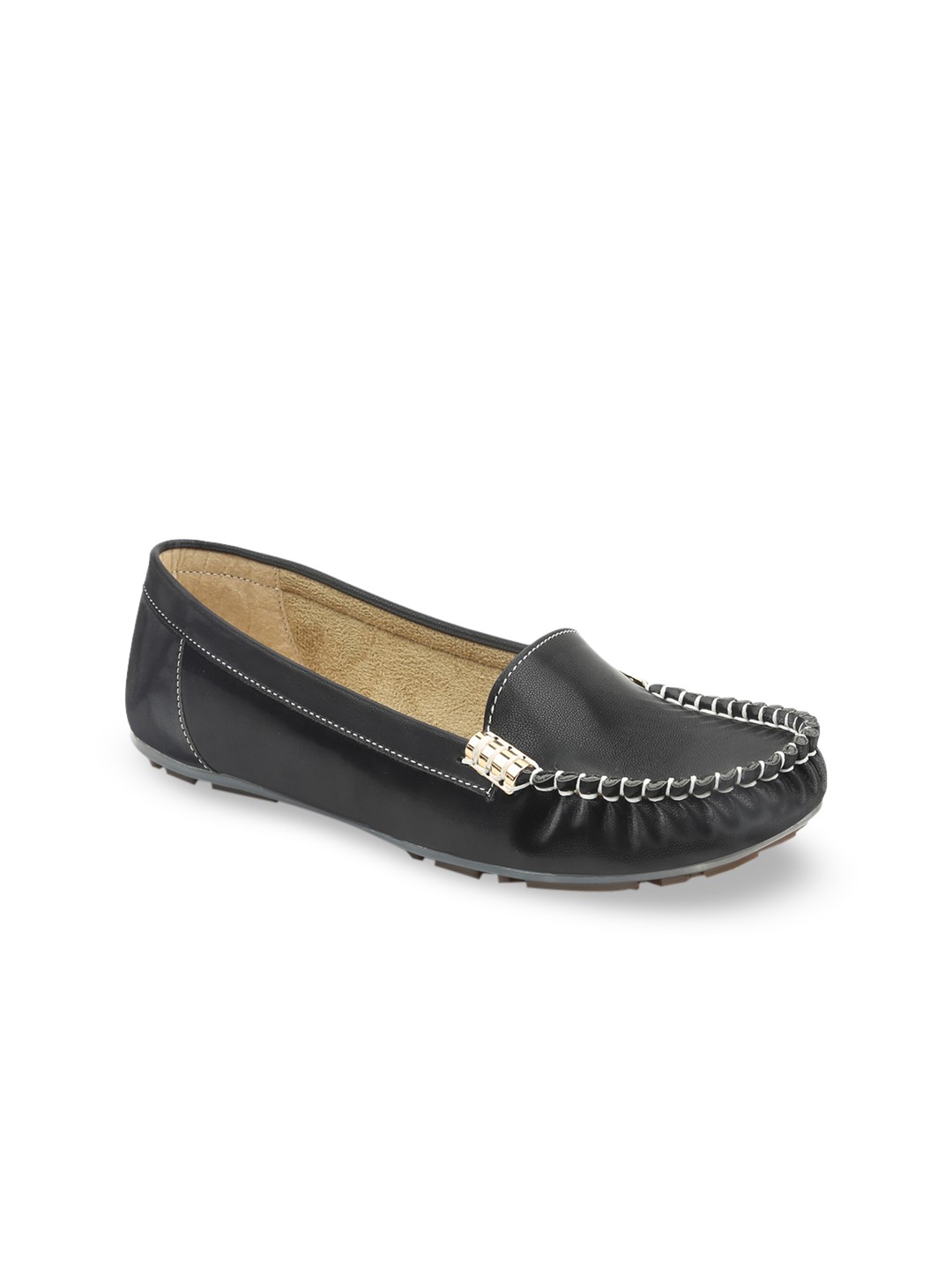 

VALIOSAA Women Black Loafers
