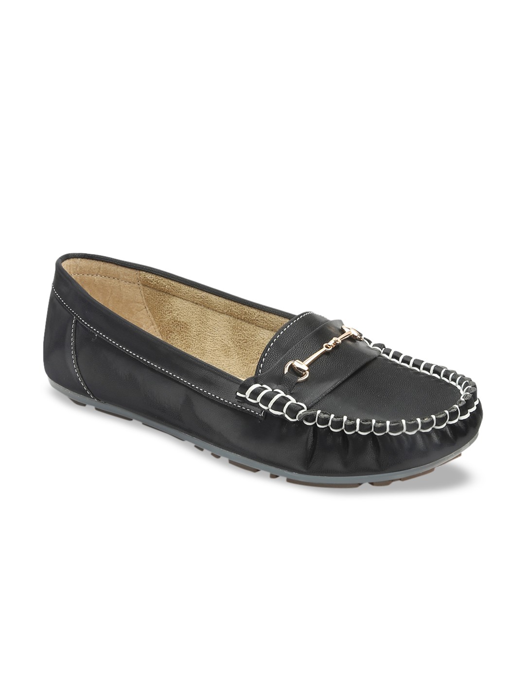 

VALIOSAA Women Black Loafers
