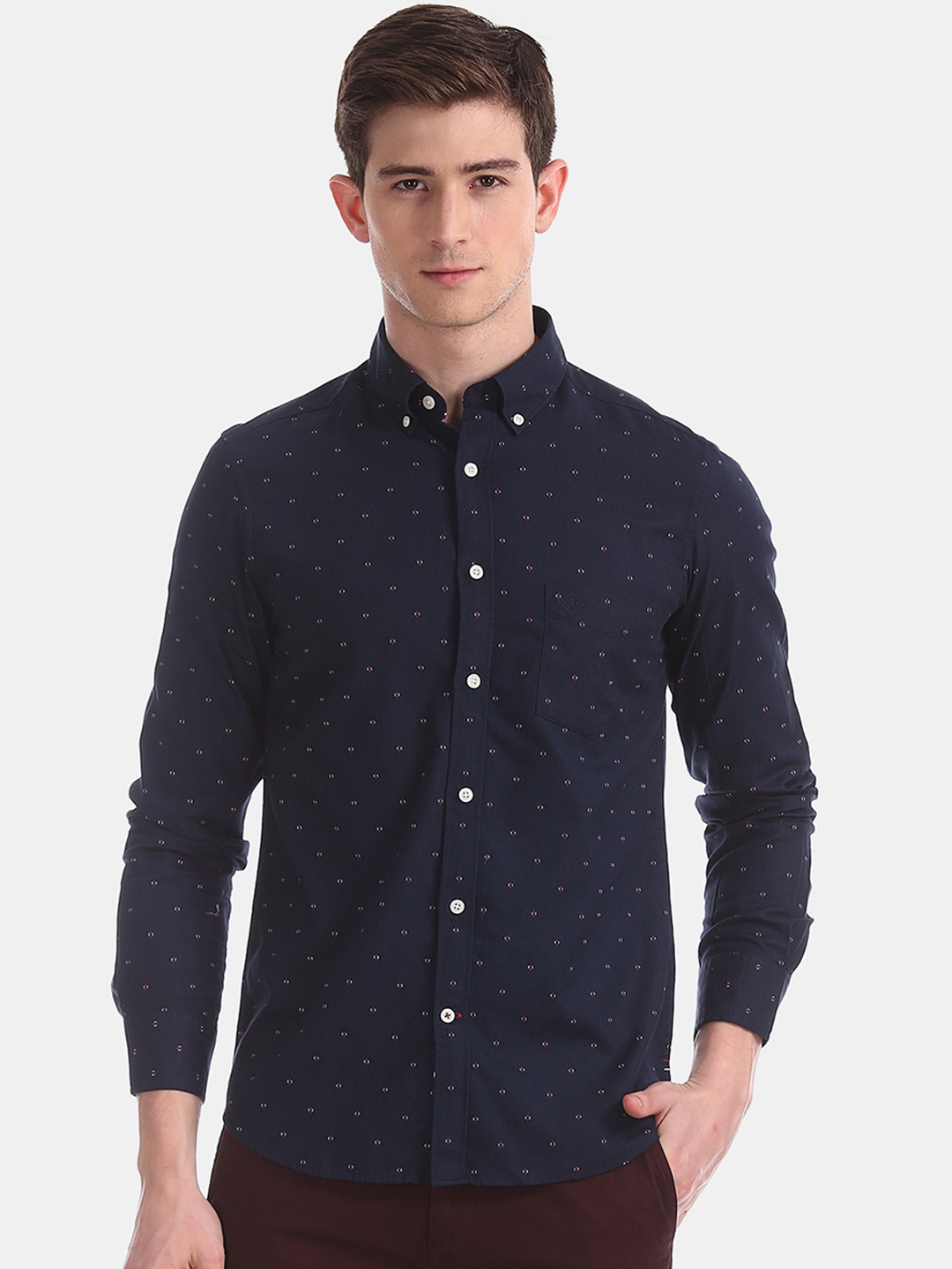 

Arrow Sport Men Blue Slim Fit Printed Casual Shirt