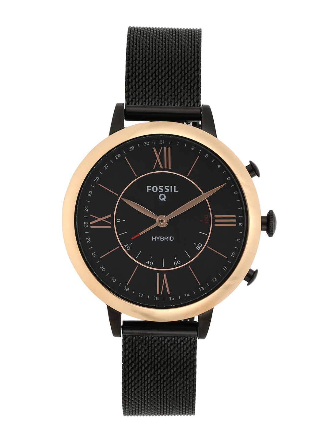 

Fossil Jacqueline Women Black Analog Hybrid Watch FTW5030