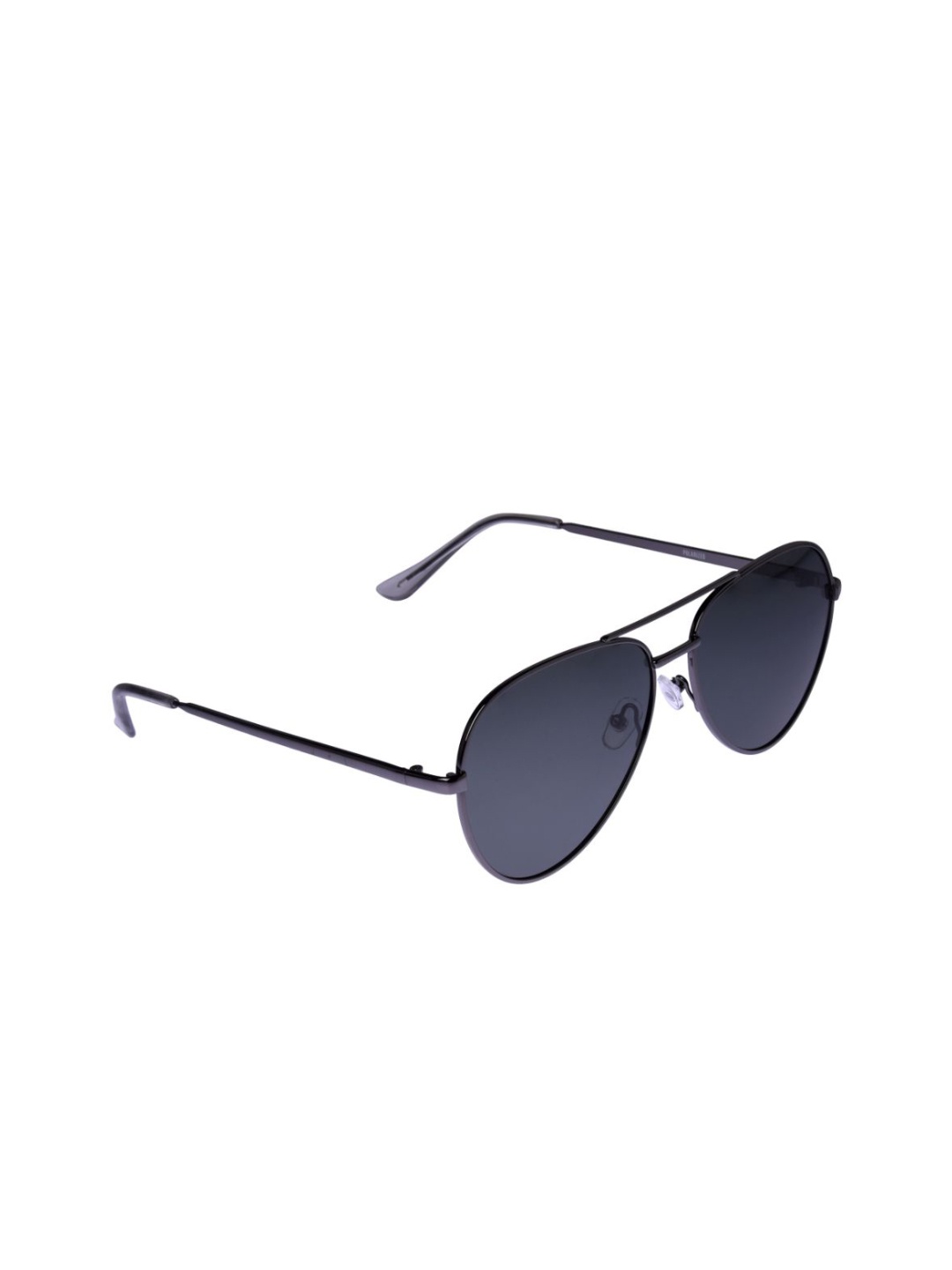 

Steve Madden Unisex UV Protected Aviator Sunglasses SM492180GUN, Black