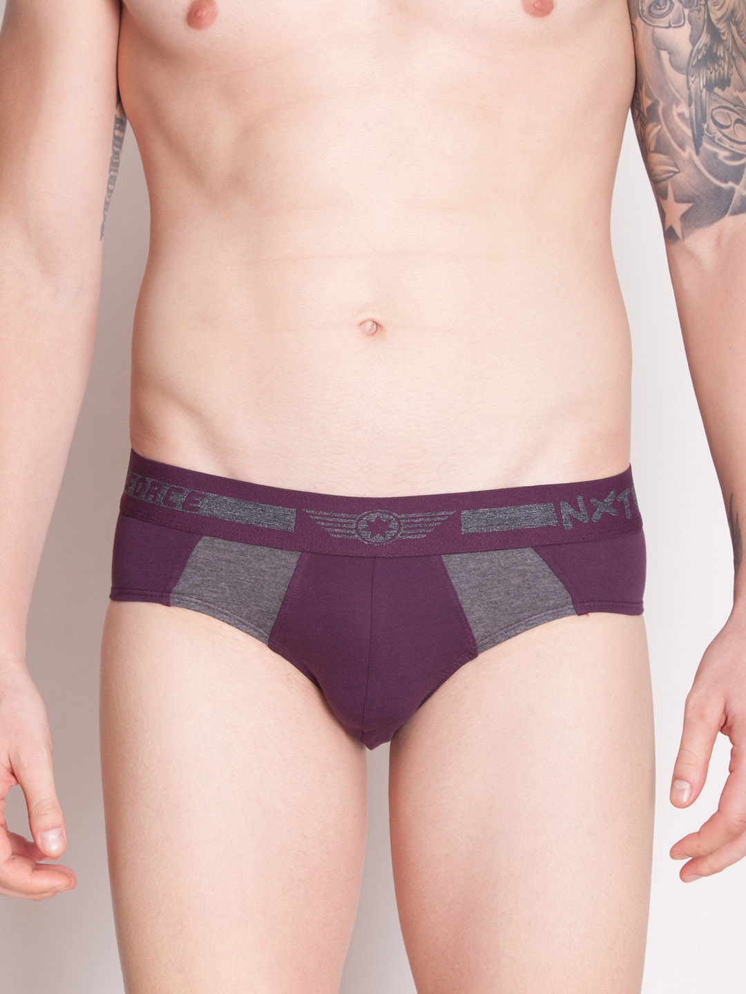 

Force NXT Men Pack of 2 Assorted Colourblocked Basic Assorted Briefs MNFF-112-PO2