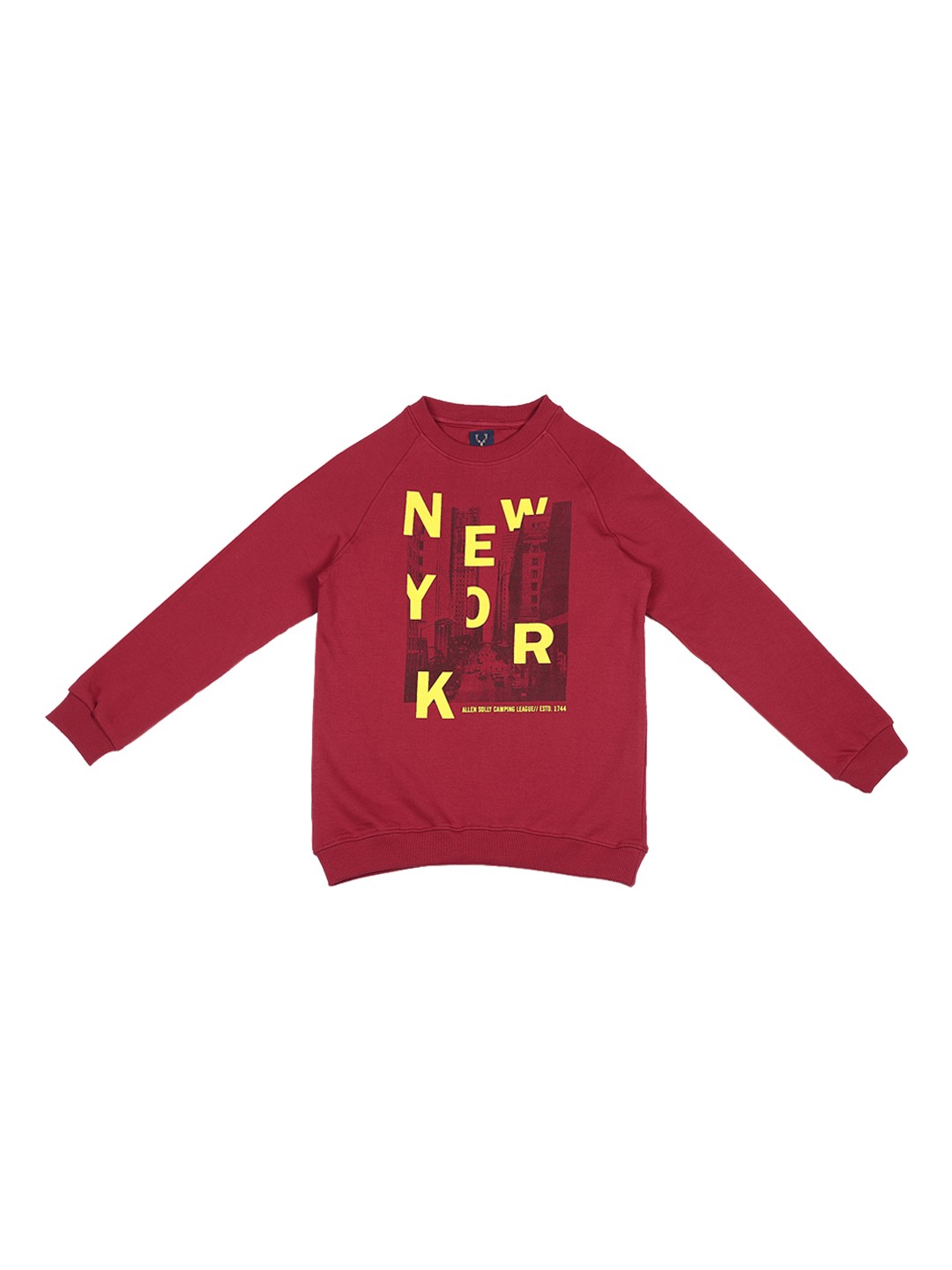 

Allen Solly Junior Boys Red Printed Sweatshirt