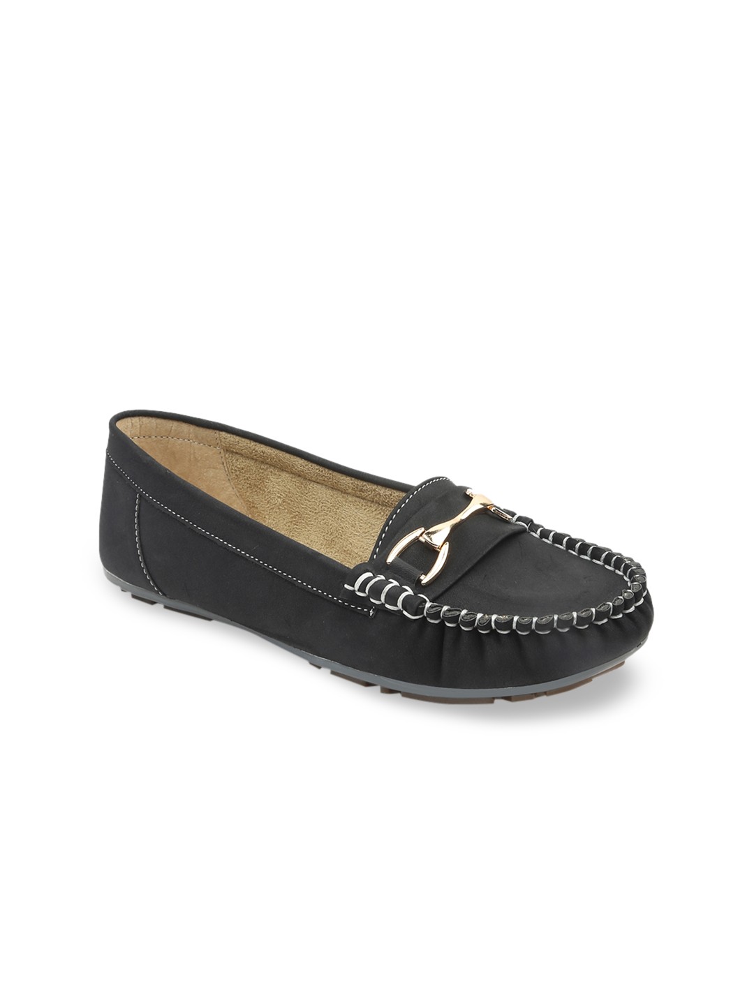 

VALIOSAA Women Black Loafers