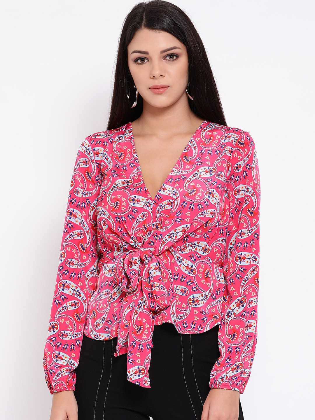

Oxolloxo Women Pink Printed Top
