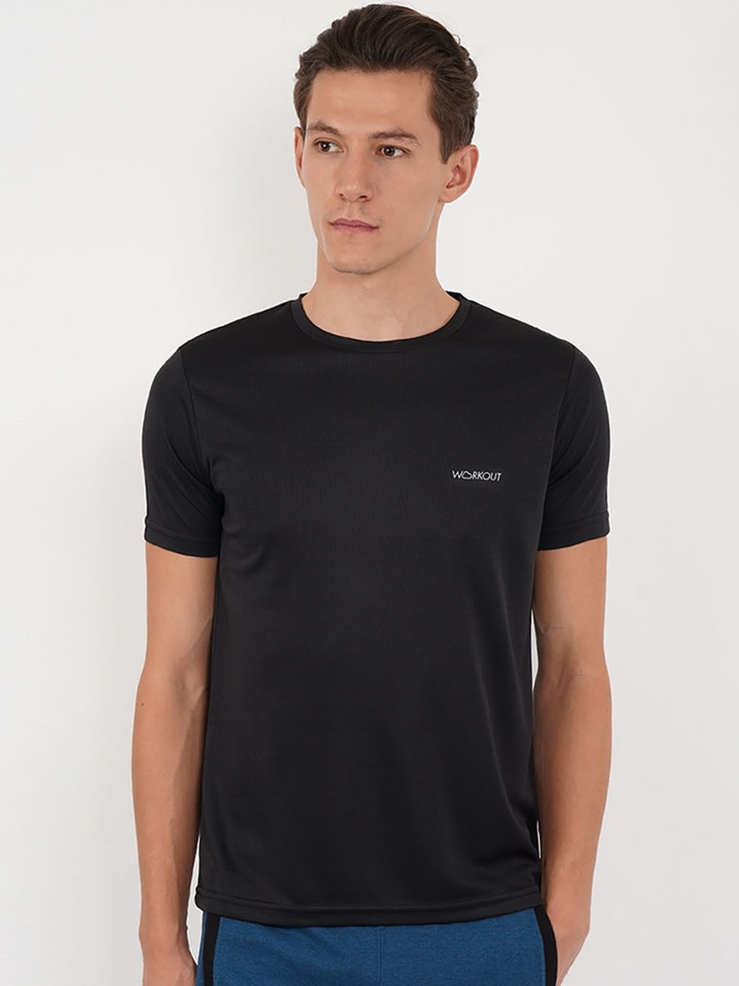 

Sweet Dreams Men Black Solid T-shirt