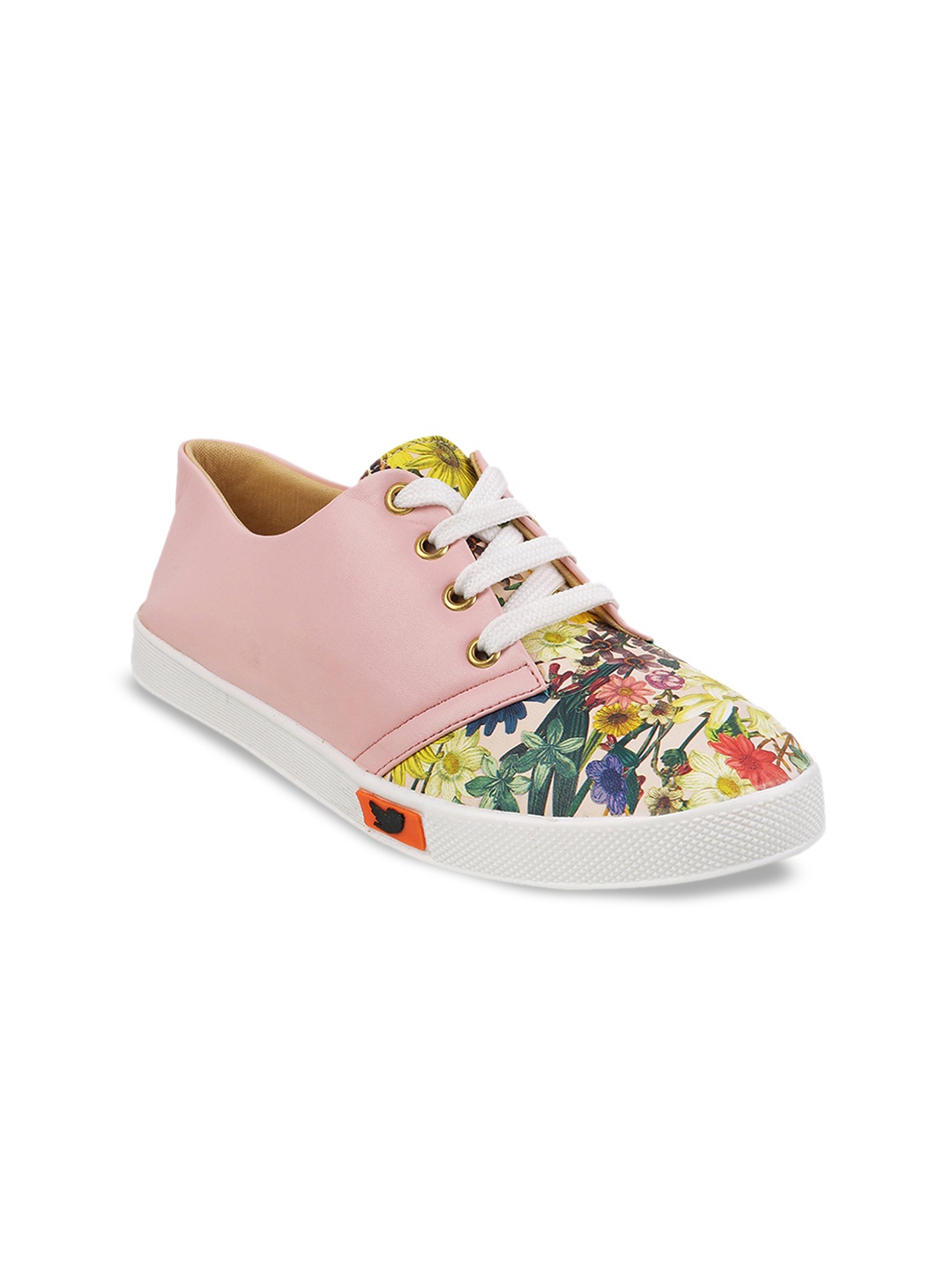 

WALKWAY by Metro Women Peach-Coloured Sneakers