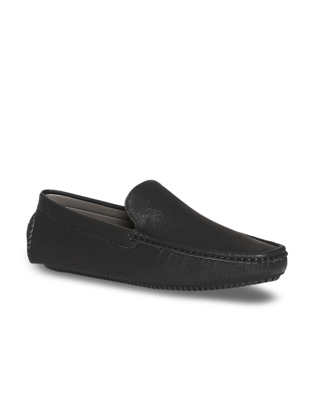 

U.S. Polo Assn. Men Black Solid Driving Shoes